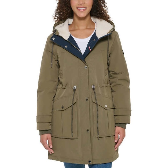 Tommy Hilfiger - Women's Sherpa Lined Parka - Picture 1 of 7